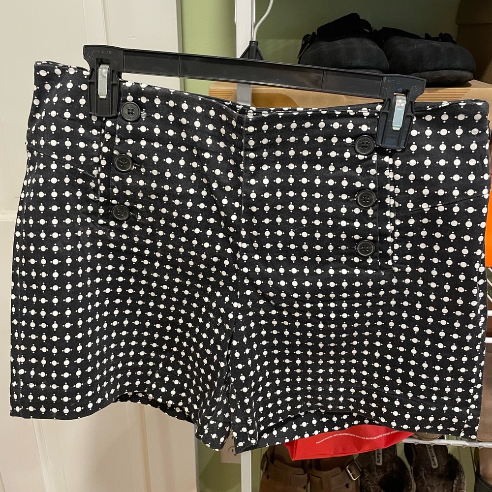 Tommy Hilfiger Black and White Bermuda Shorts